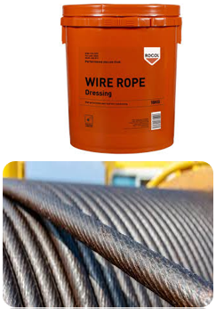 Lubricant : ROCOL  VGP compliant Wire Rope Dressing